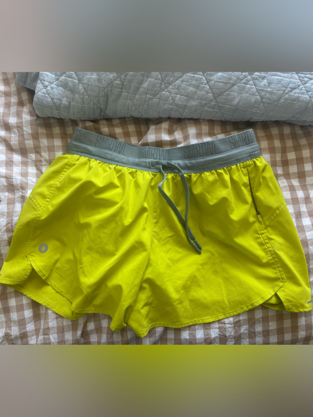 Smartwool Active 4” Running Shorts with merino brief liner